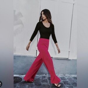 Hot pink Zara pants!